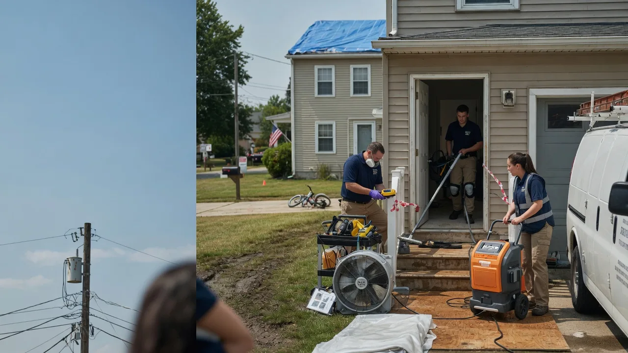 Water Damage Repair in Keenes, IL near me
